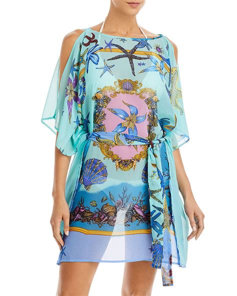 versace swim cover up